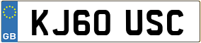 Truck License Plate